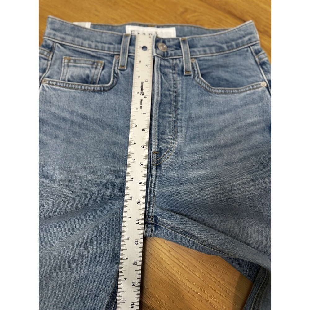 Frank & Eileen Monaghan High Rise Button Fly Raw Hem Jeans Size 26 - Picture 10 of 12